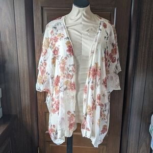 Floral Kimono Cover Up
